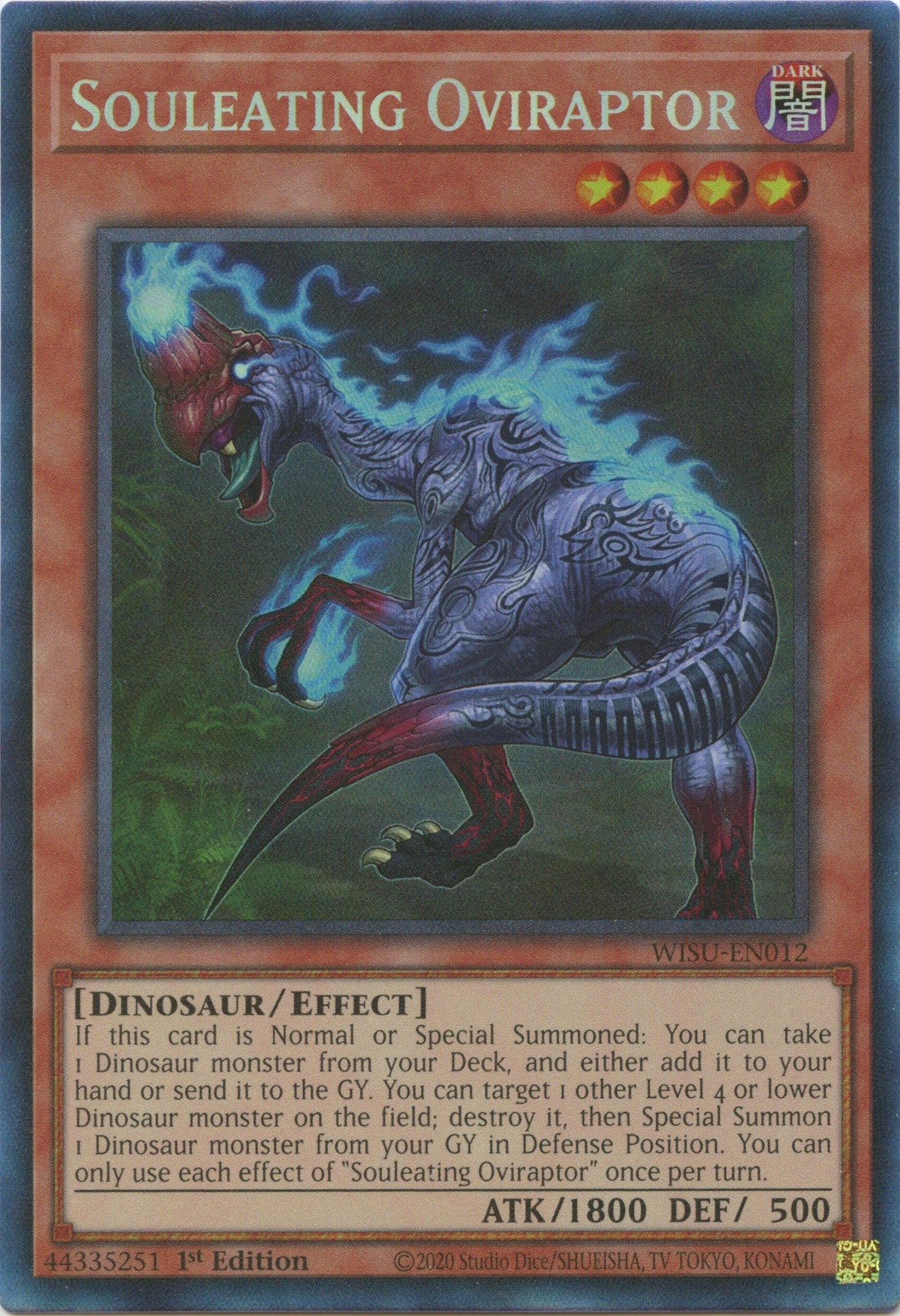 Souleating Oviraptor (CR) (12) (WISU) - YuGiOh Single