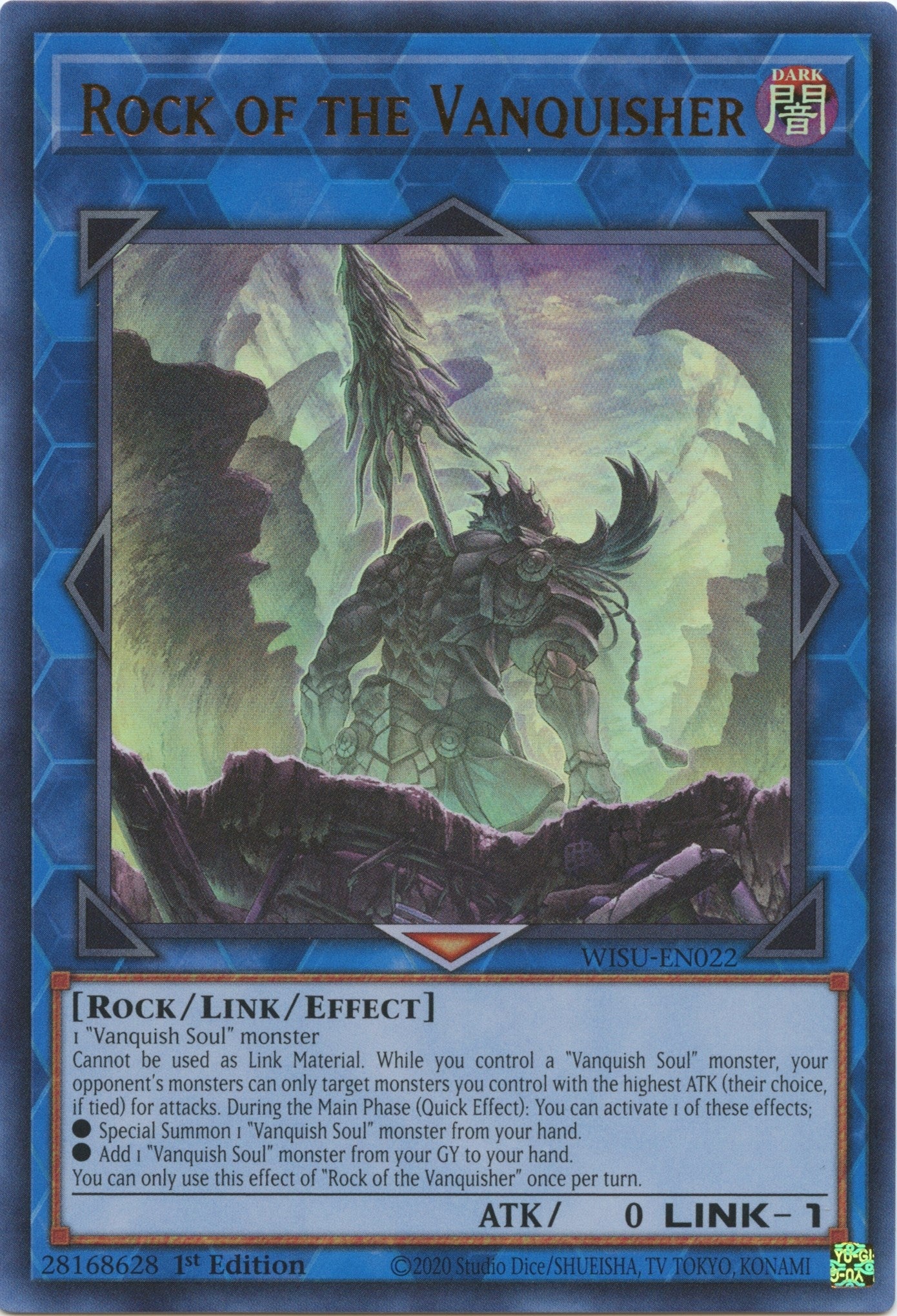 Rock of the Vanquisher (22) (WISU) - YuGiOh Single