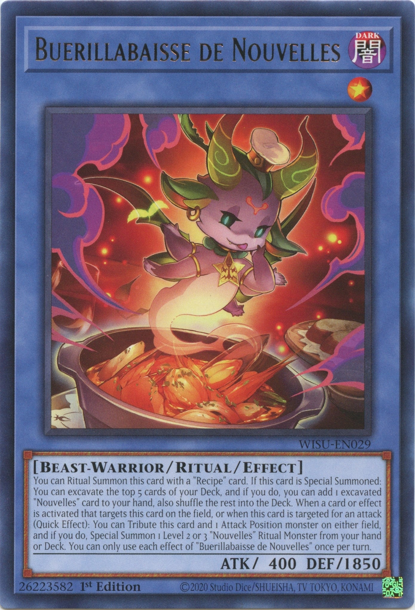 Buerillabaisse de Nouvelles (29) (WISU) - YuGiOh Single