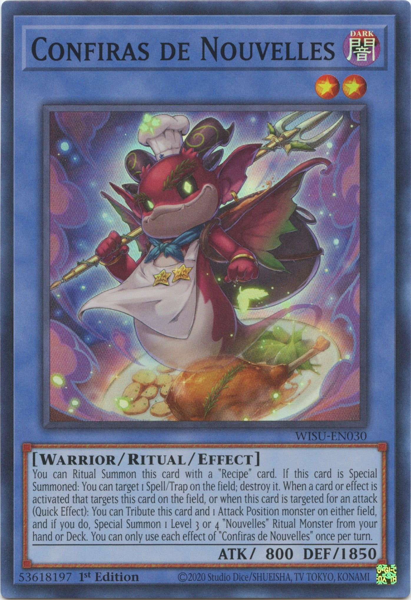 Confiras de Nouvelles (30) (WISU) - YuGiOh Single