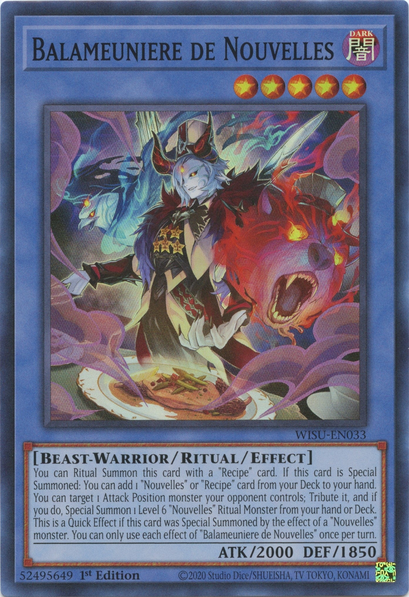 Balameuniere de Nouvelles (33) (WISU) - YuGiOh Single