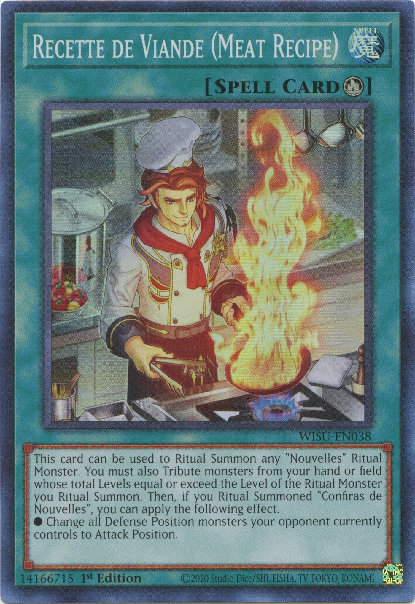 Recette de Viande (Meat Recipe) (38) (WISU) - YuGiOh Single