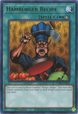 Hamburger Recipe (42) (WISU) - YuGiOh Single
