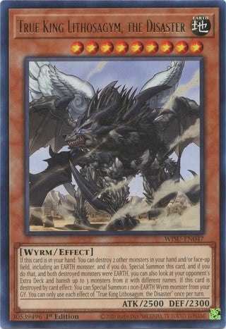True King Lithosagym the Disaster (47) (WISU) - YuGiOh Single