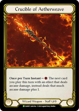 Crucible of Aetherweave - FAB097 (97) [PR] - Flesh and Blood TCG Single