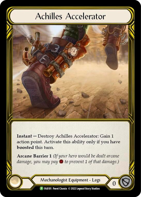 Achilles Accelerator - FAB101 (101) [PR] - Flesh and Blood TCG Single