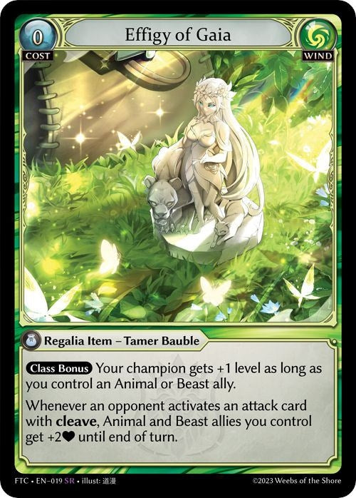 Effigy of Gaia (19) (FTC) - Grand Archive TCG Single