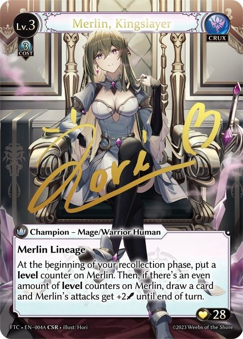 Merlin Kingslayer (A) (CSR) (4) (FTC) - Grand Archive TCG Single