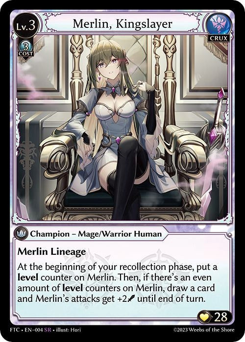 Merlin Kingslayer (4) (FTC) - Grand Archive TCG Single
