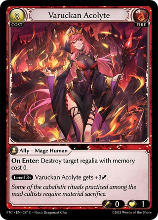 Varuckan Acolyte (57) (FTC) - Grand Archive TCG Single