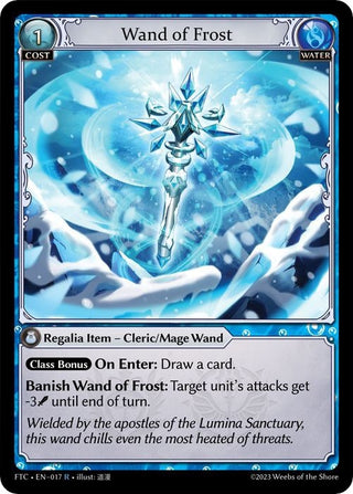 Wand of Frost (17) (FTC) - Grand Archive TCG Single