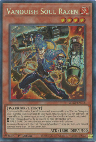 Vanquish Soul Razen (CR) (16) (WISU) - YuGiOh Single