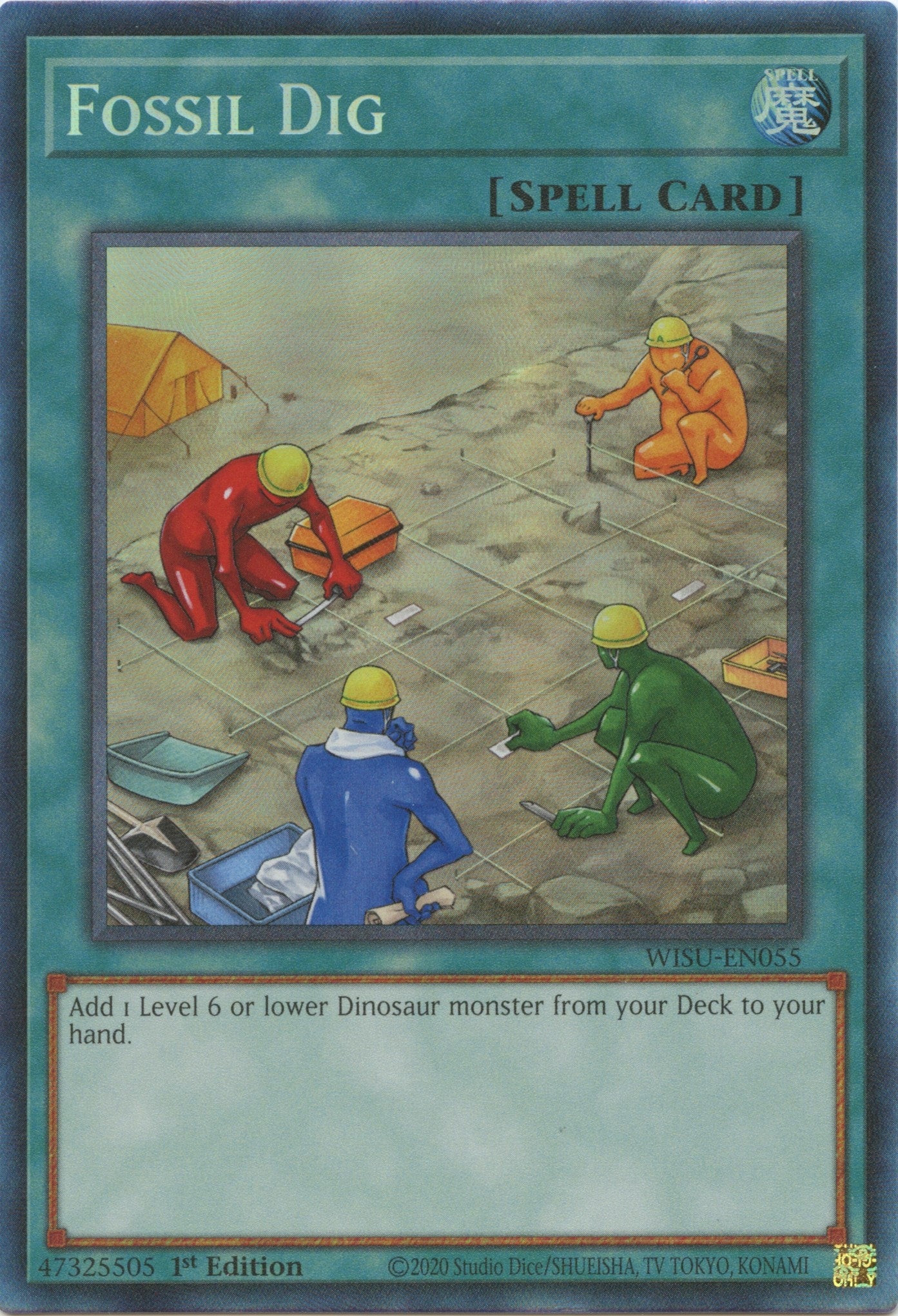 Fossil Dig (CR) (55) (WISU) - YuGiOh Single