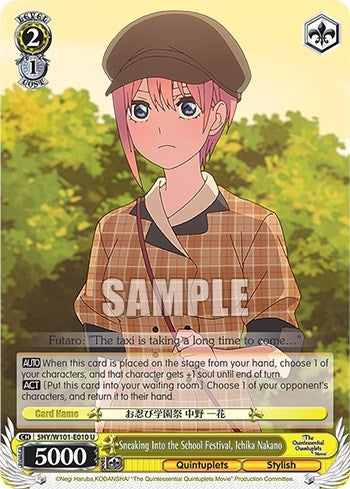 Sneaking Into the School Festival Ichika Nakano (5) - Weiss Schwarz Single