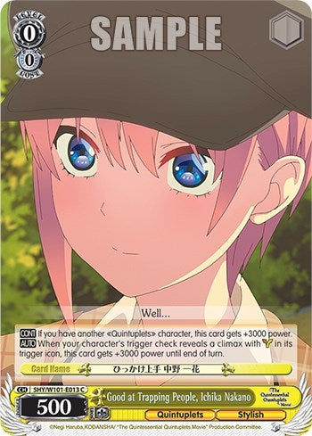 Good at Trapping People Ichika Nakano (5) - Weiss Schwarz Single