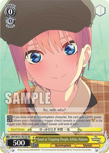 Good at Trapping People Ichika Nakano (SR) (5) - Weiss Schwarz Single