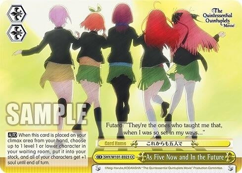 As Five Now and In the Future (5) - Weiss Schwarz Single