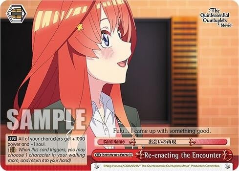 Re-enacting the Encounter (5) - Weiss Schwarz Single
