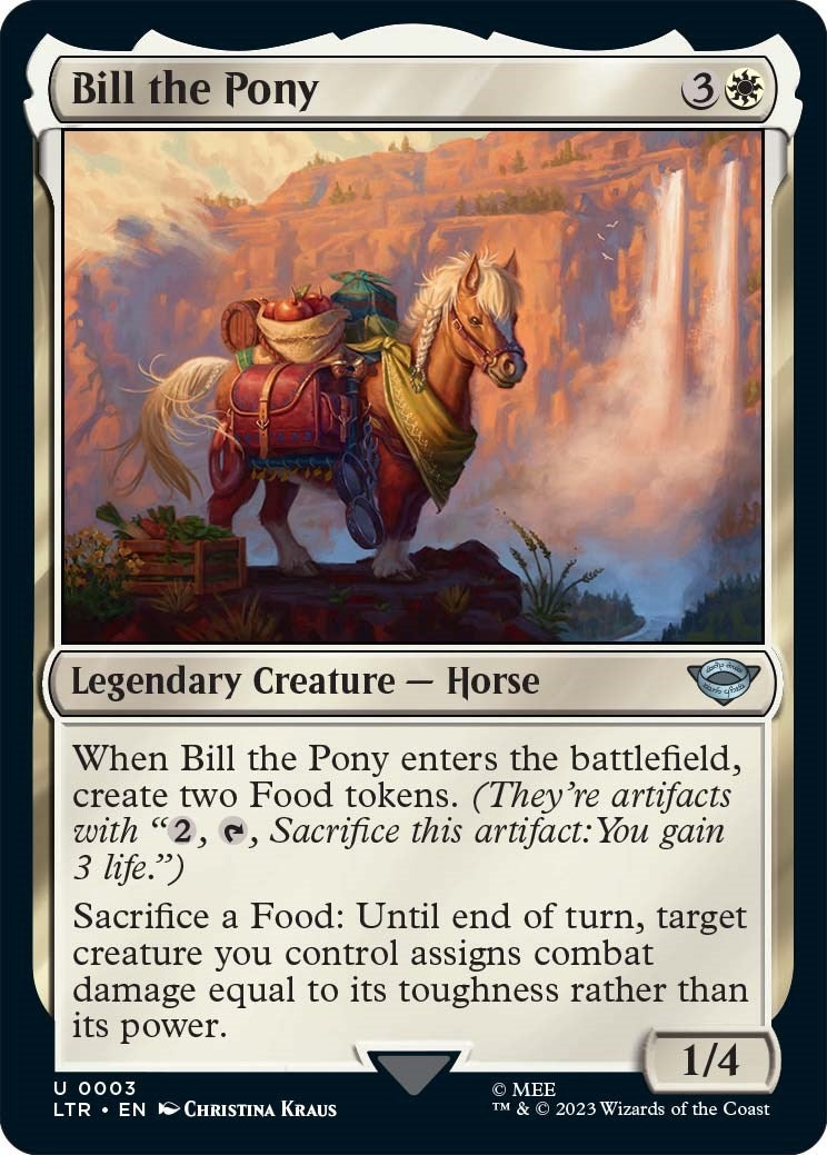 Bill the Pony (3) [LTR] - MTG Single