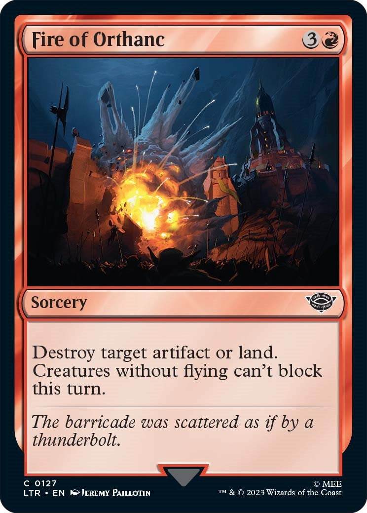 Fire of Orthanc (127) [LTR] - MTG Single