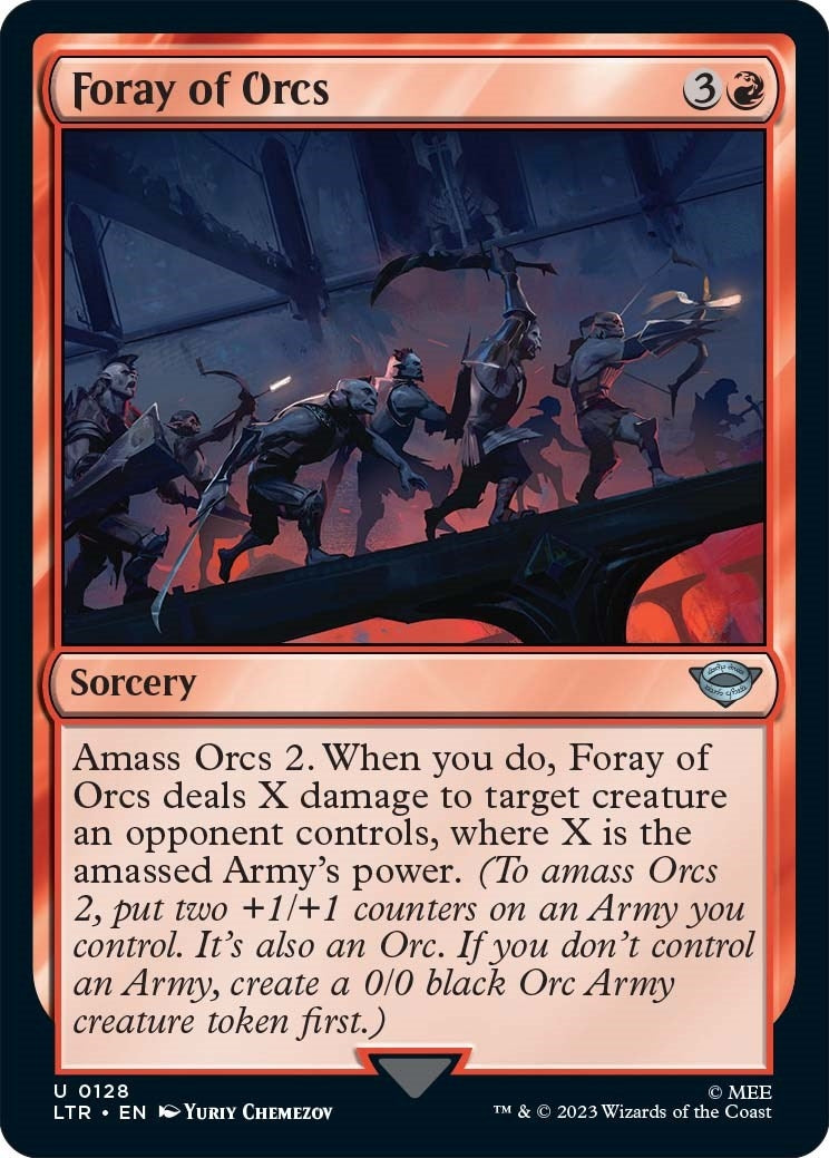Foray of Orcs (128) [LTR] - MTG Single