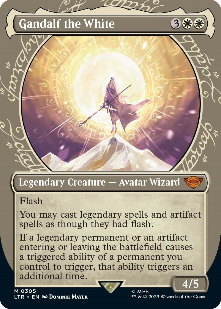 Gandalf the White (Showcase) (305) [LTR] - MTG Single