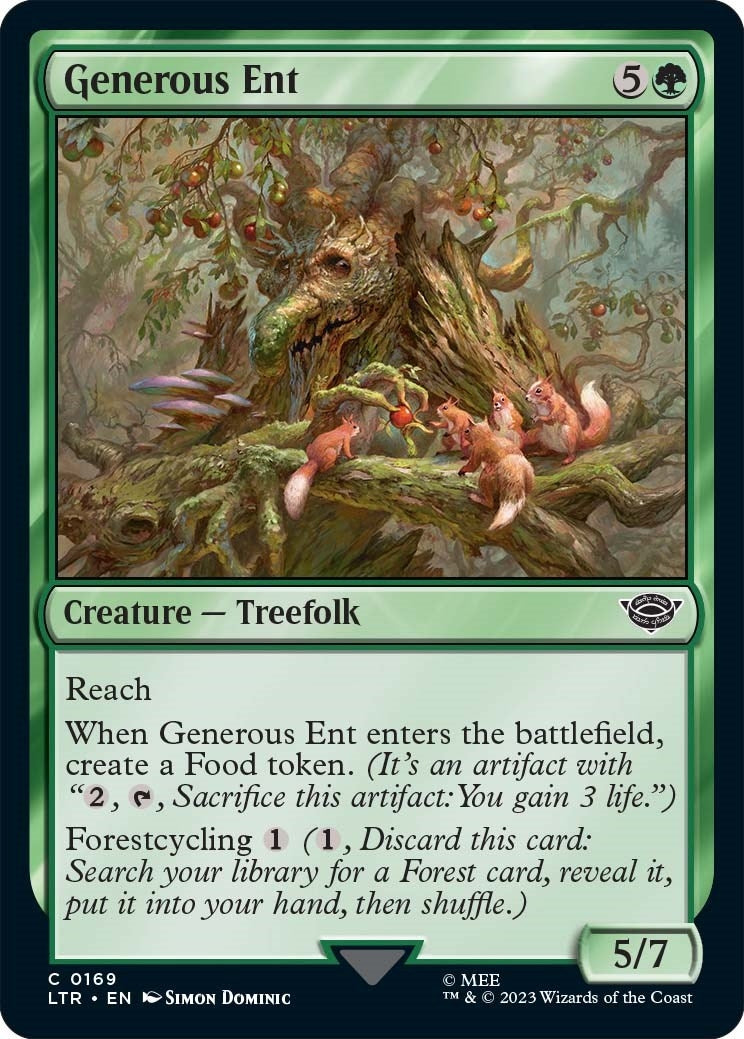 Generous Ent (169) [LTR] - MTG Single