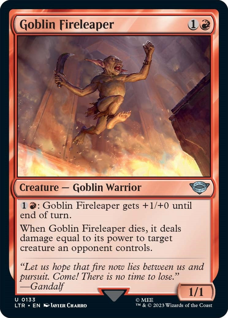 Goblin Fireleaper (133) [LTR] - MTG Single