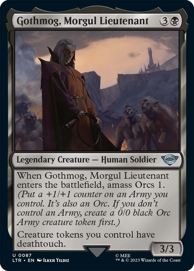 Gothmog Morgul Lieutenant (87) [LTR] - MTG Single