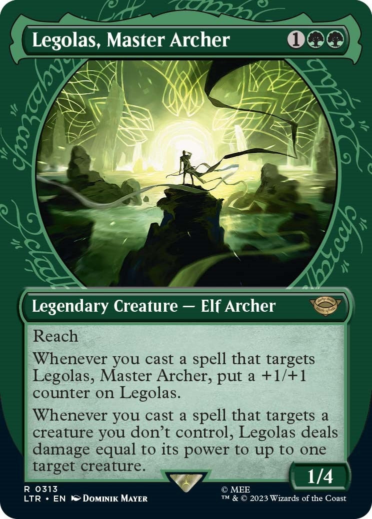Legolas Master Archer (Showcase) (313) [LTR] - MTG Single
