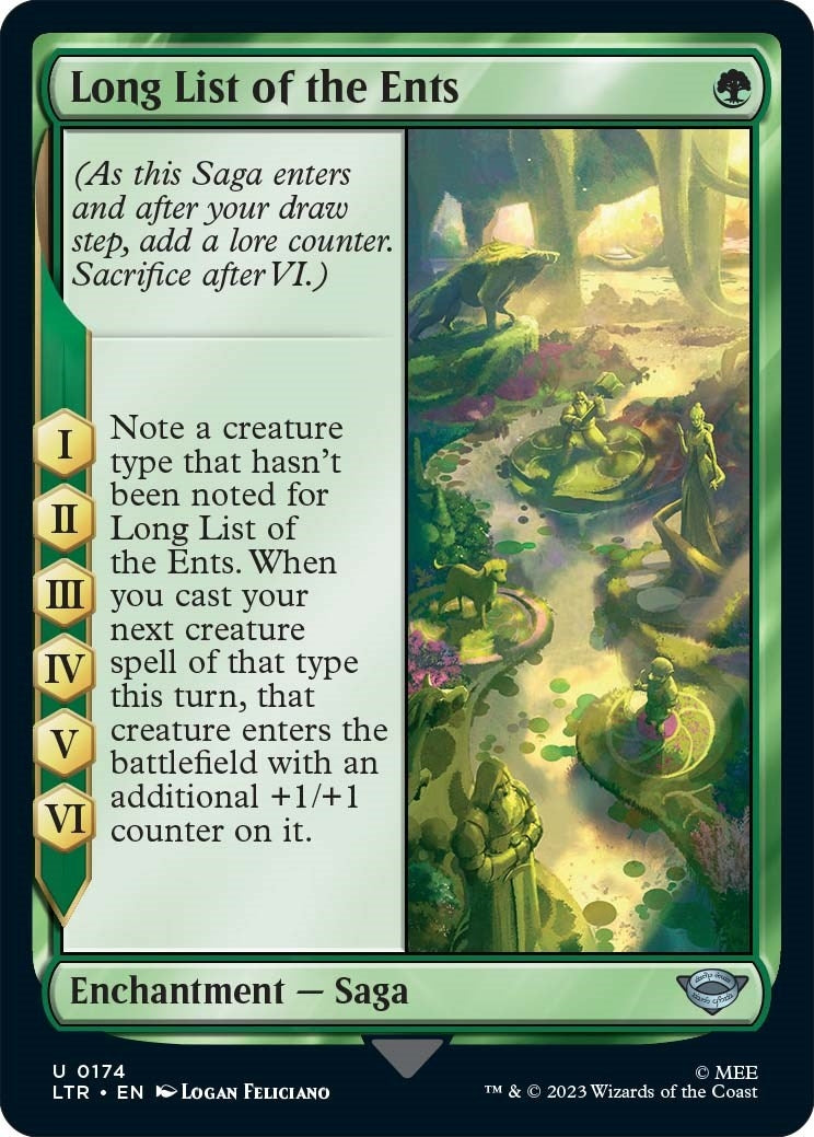 Long List of the Ents (174) [LTR] - MTG Single