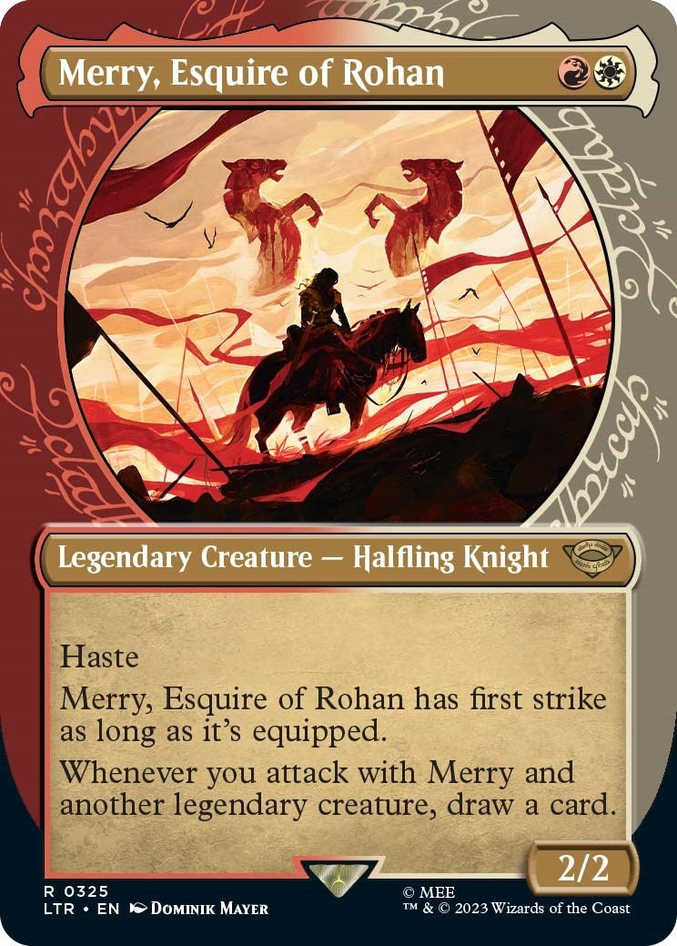 Merry Esquire of Rohan (Showcase) (325) [LTR] - MTG Single