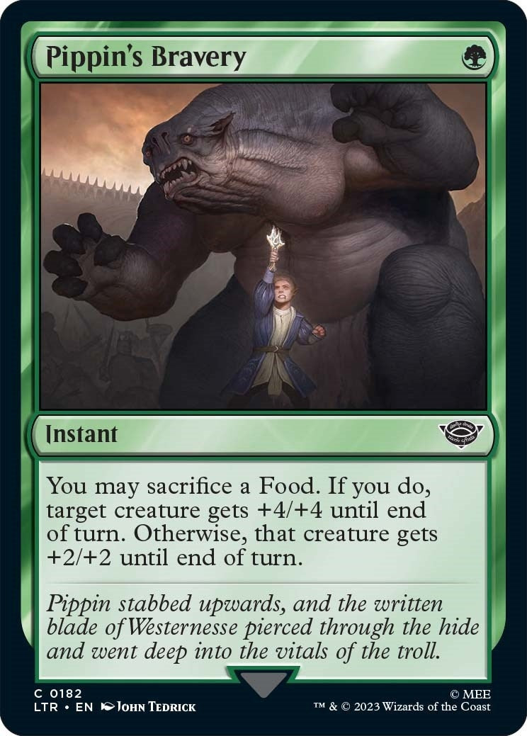 Pippin’s Bravery (182) [LTR] - MTG Single
