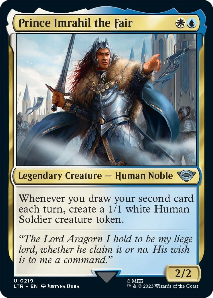 Prince Imrahil the Fair (219) [LTR] - MTG Single