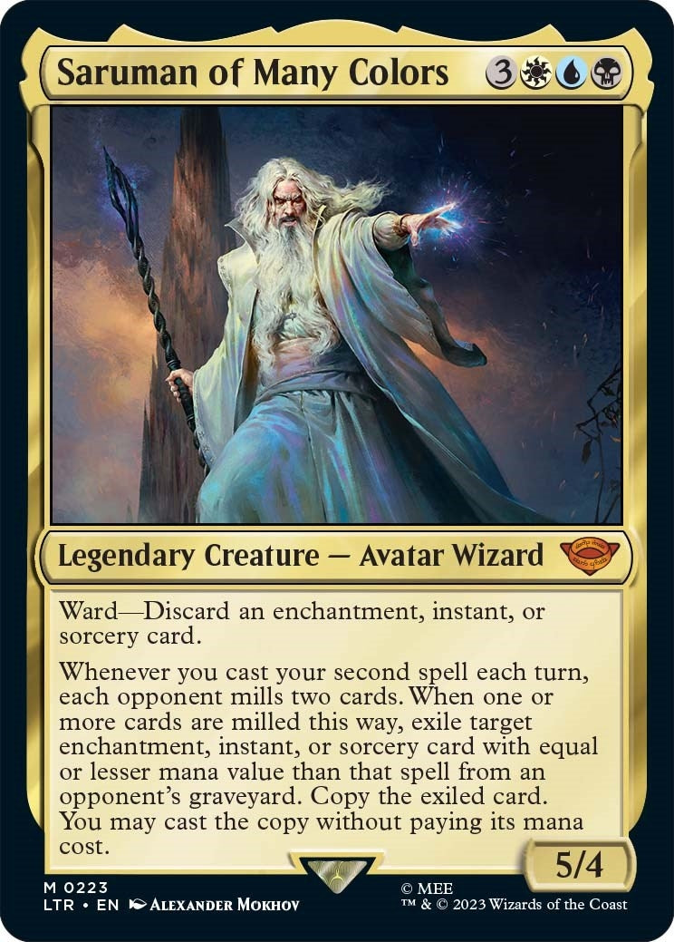 Saruman of Many Colors (223) [LTR] - MTG Single