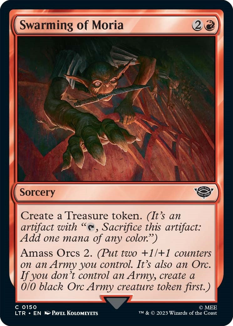 Swarming of Moria (150) [LTR] - MTG Single