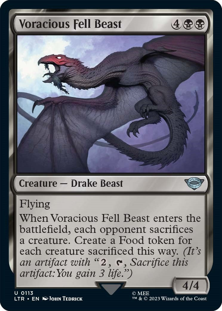 Voracious Fell Beast (113) [LTR] - MTG Single