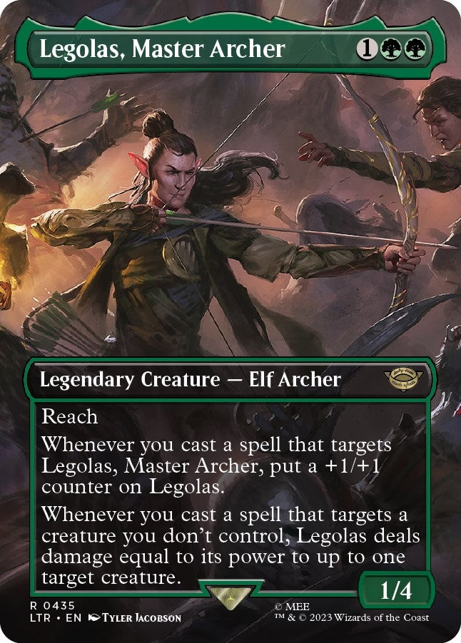 Legolas Master Archer (Borderless) (435) [LTR] - MTG Single