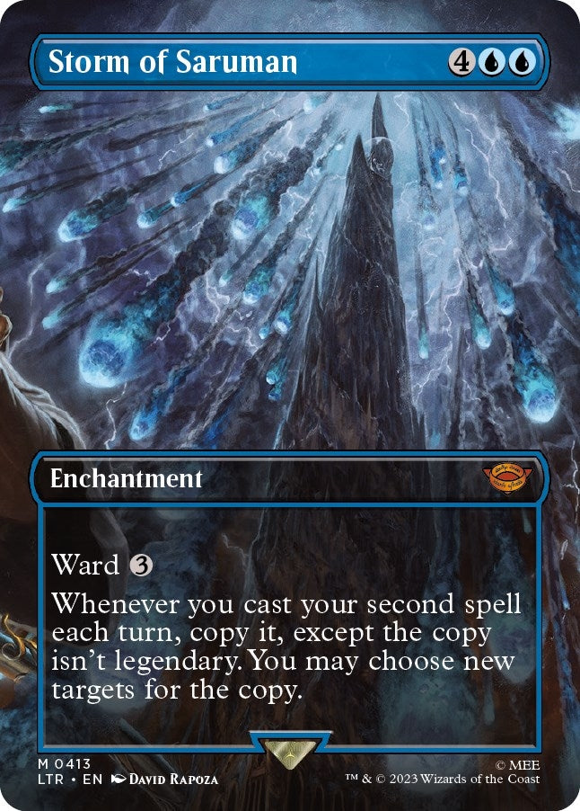 Storm of Saruman (Borderless) (413) [LTR] - MTG Single
