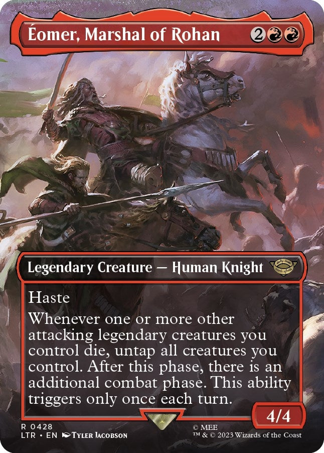 Eomer Marshal of Rohan (Borderless) (428) [LTR] - MTG Single