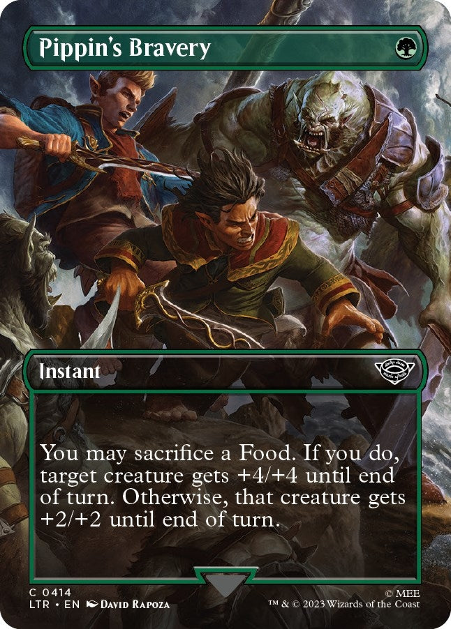 Pippin’s Bravery (Borderless) (414) [LTR] - MTG Single