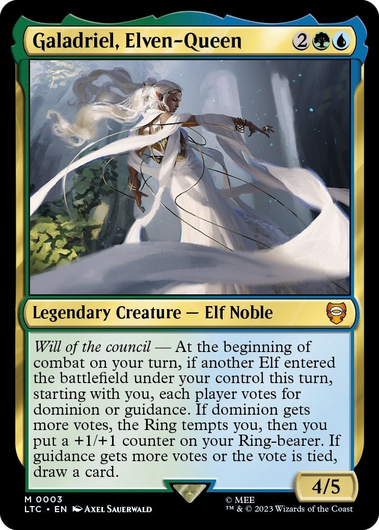 Galadriel Elven-Queen (3) [LTC] - MTG Single