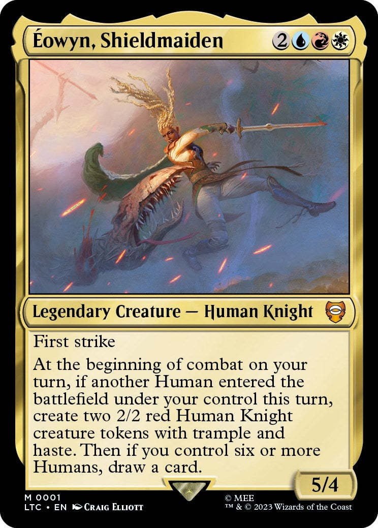 Eowyn Shieldmaiden (1) [LTC] - MTG Single
