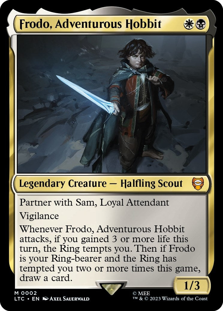 Frodo Adventurous Hobbit (2) [LTC] - MTG Single