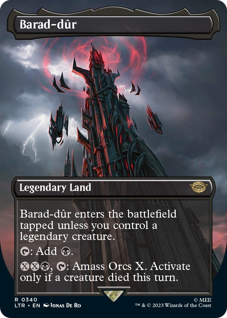 Barad-dur (0340) (Borderless) (340) [LTR] - MTG Single