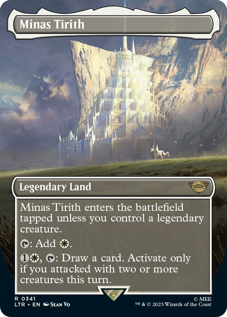 Minas Tirith (0341) (Borderless) (341) [LTR] - MTG Single
