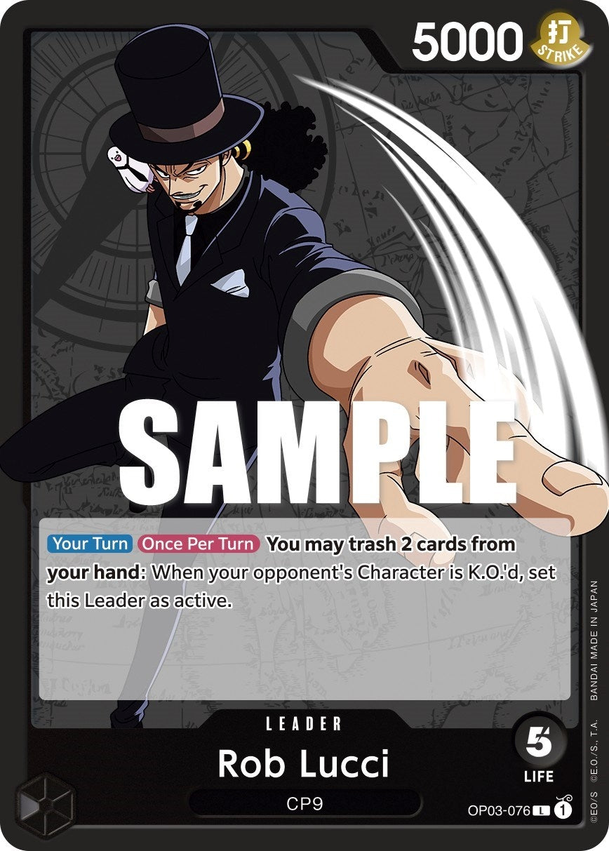 Rob Lucci (076) (3076) (OP03) - One Piece Card Game Single