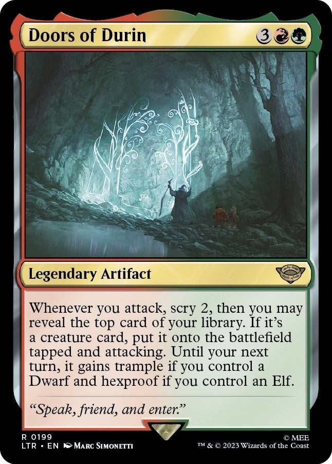 Doors of Durin (199) [LTR] - MTG Single