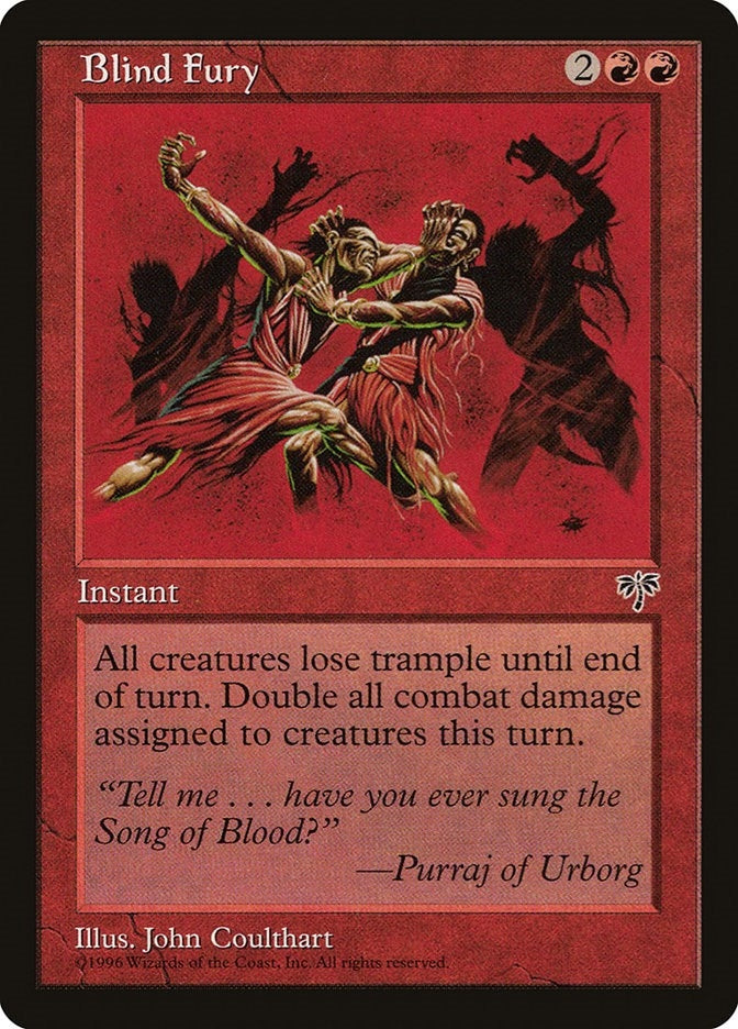 Blind Fury [MIR] - MTG Single