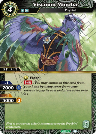 Viscount Minoba (5004) [ST05] - Battle Spirits Saga Single